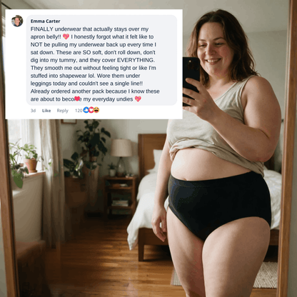 Tummy Control Seamless No Show Panties (Pack of 3)
