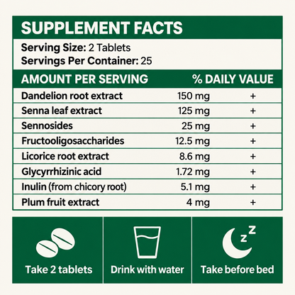 Luveva 100% Plant Based Herbal Laxatives