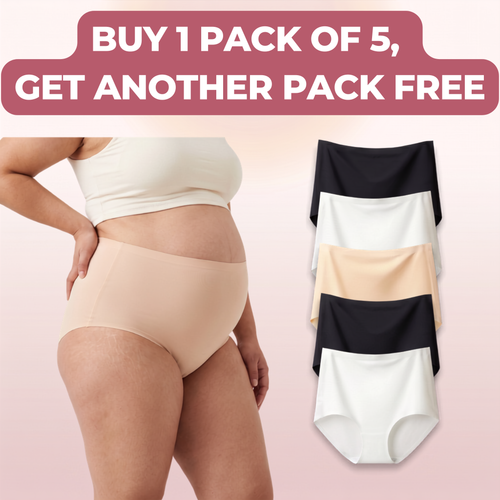 Tummy Control Seamless No Show Panties (Pack of 5)