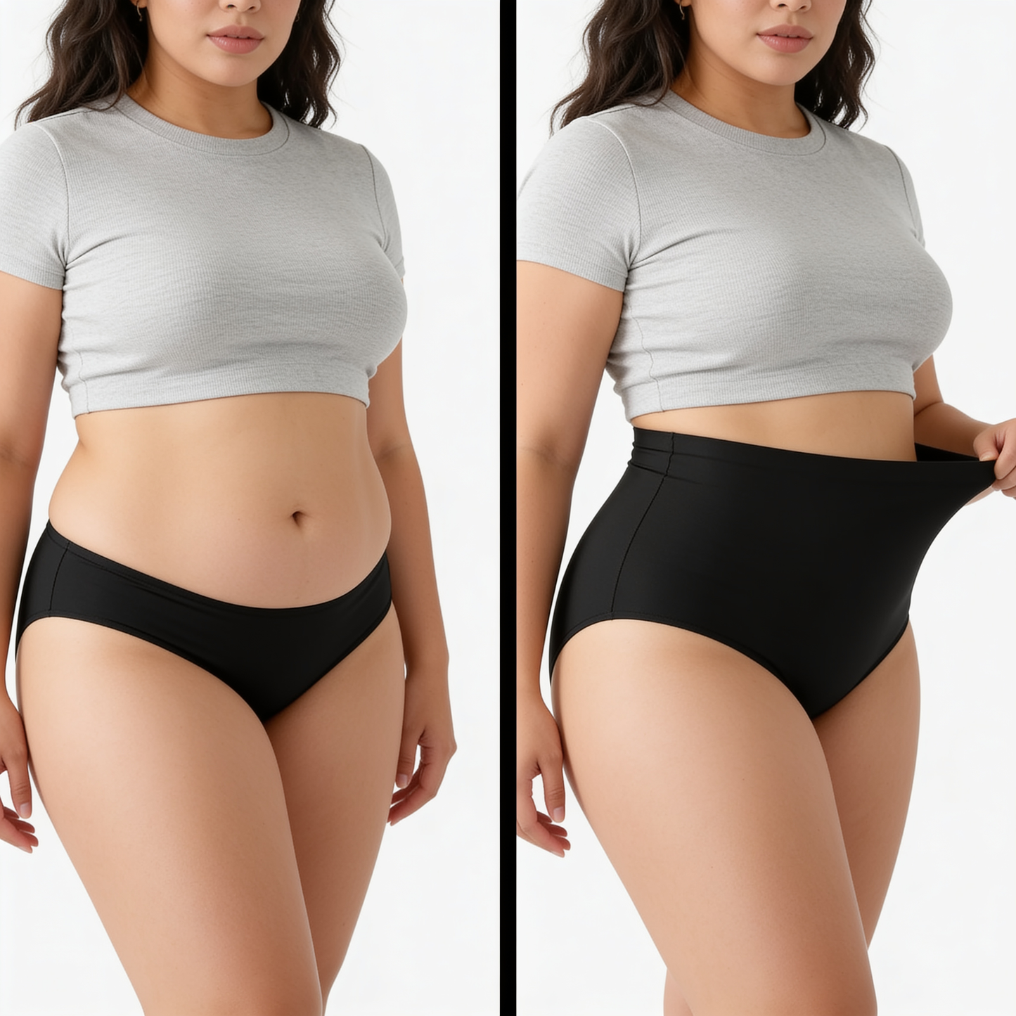 Tummy Control Seamless No Show Panties (Pack of 5)